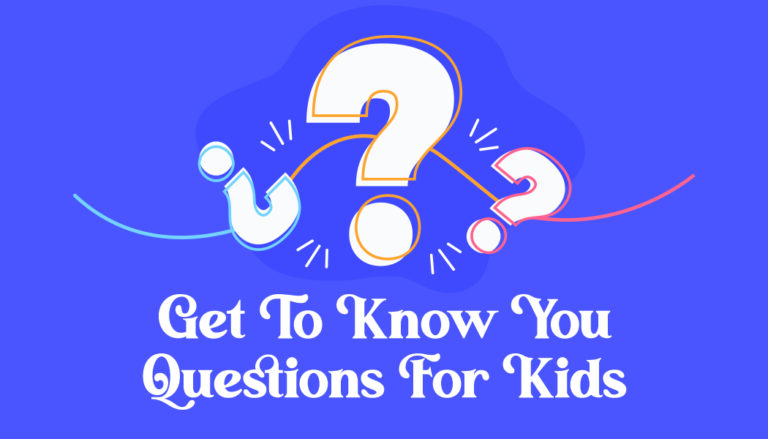 Get To Know You Questions for Kids - Let's Mingle